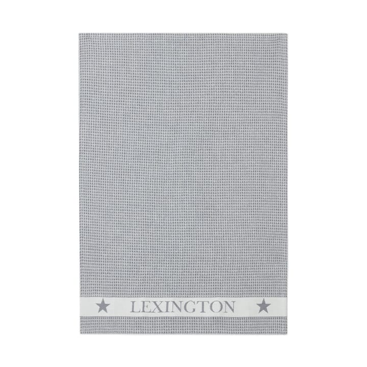 Βαμβακερή πετσέτα κουζίνας Waffle 45x70 cm, Dark grey-white Lexington