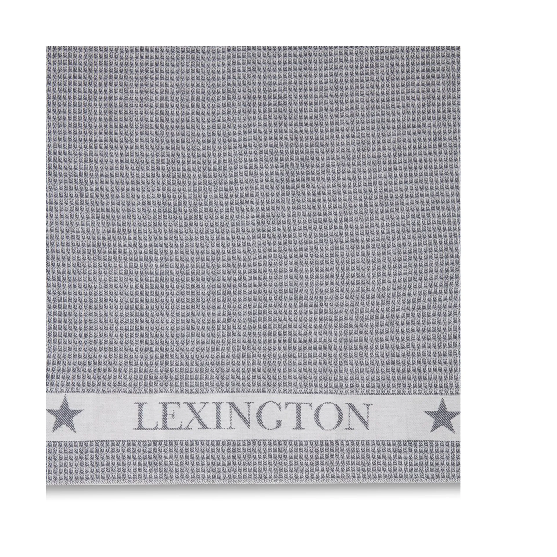 Βαμβακερή πετσέτα κουζίνας Waffle 45x70 cm, Dark grey-white Lexington