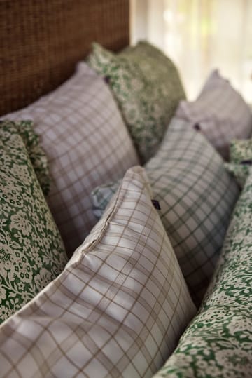 Σετ κρεβατιού White/Green Checked Lyocell/Cotton - 50x60 cm, 220x220 cm - Lexington