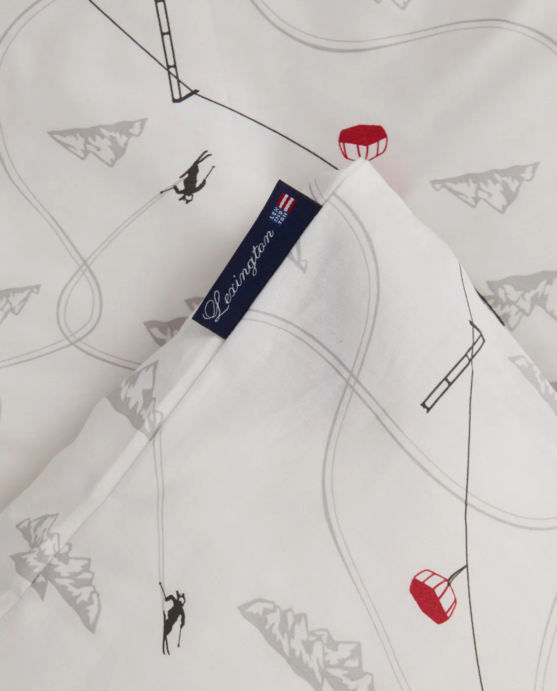 Winter Printed Cotton Sateen bed set, 50x60 εκ. 150x210 εκ Lexington