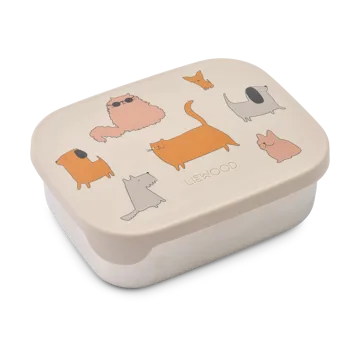 Arthur δοχείο φαγητού 13,5x17 εκ. - Cats and Dogs-Sandy - Liewood
