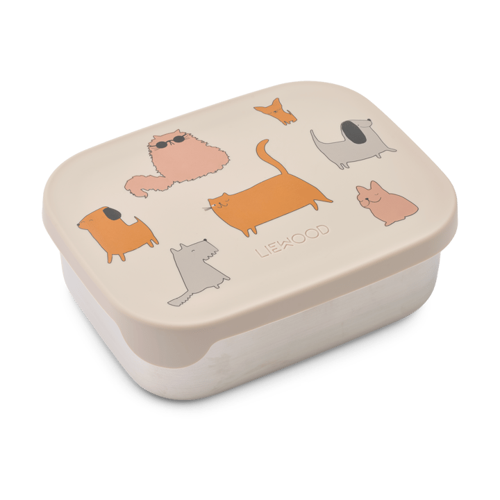 Arthur δοχείο φαγητού 13,5x17 εκ. - Cats and Dogs-Sandy - Liewood