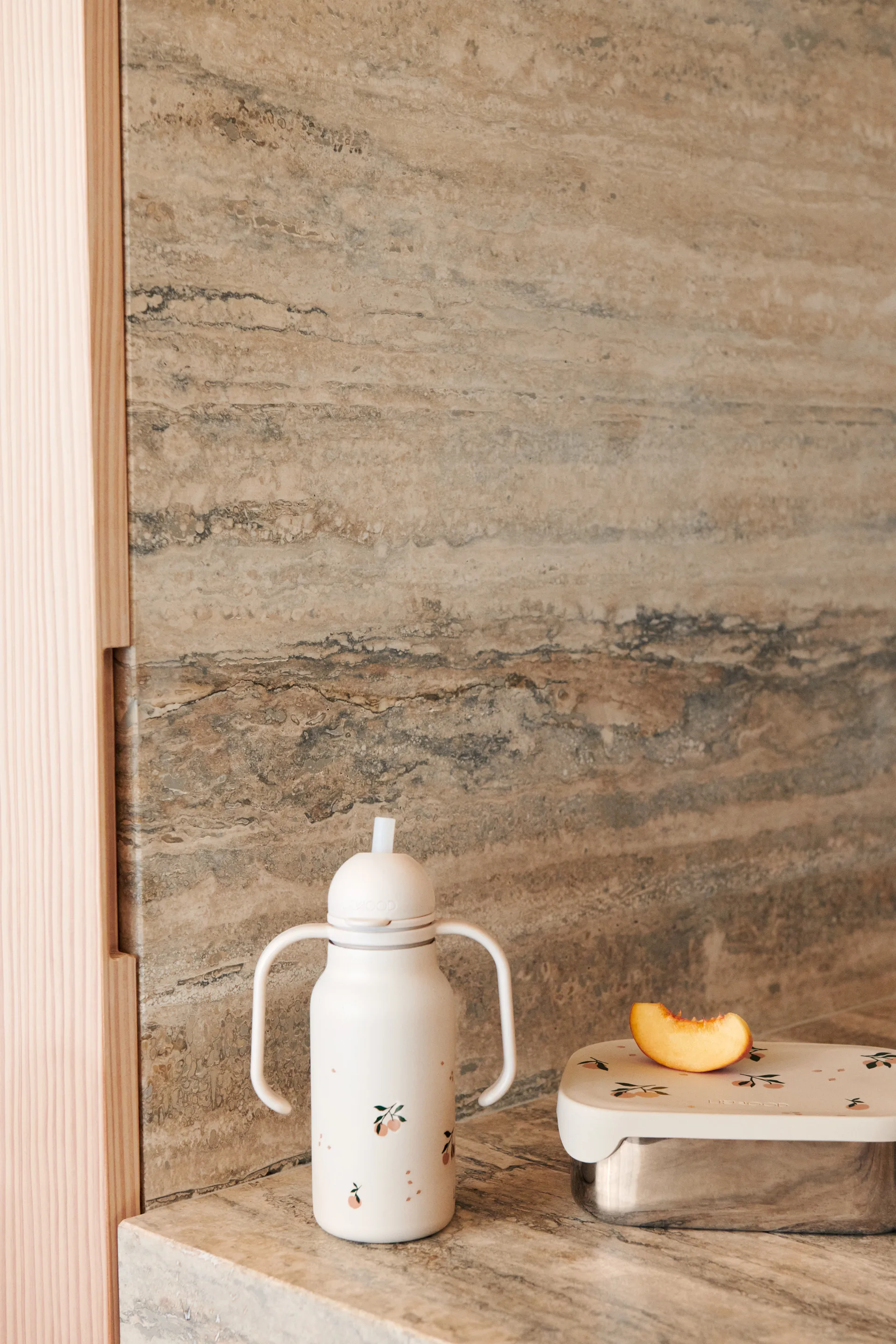 Arthur δοχείο φαγητού 13,5x17 εκ., Peach-Sea shell mix Liewood