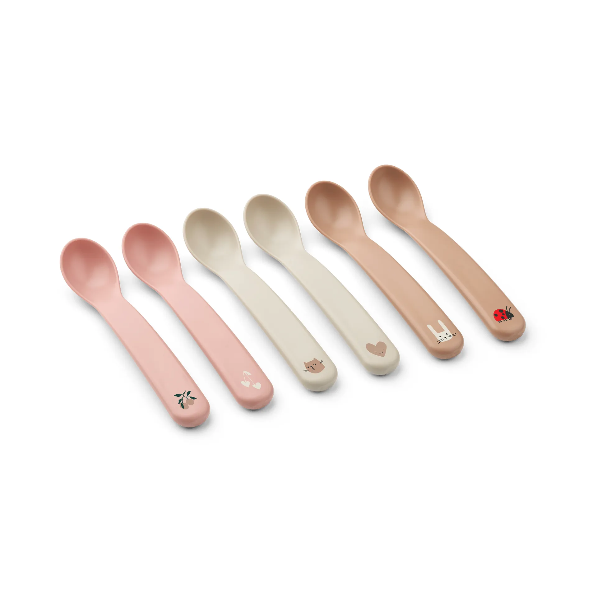 Auste κουτάλι 6 τεμάχια, Rose Blush Mix Liewood
