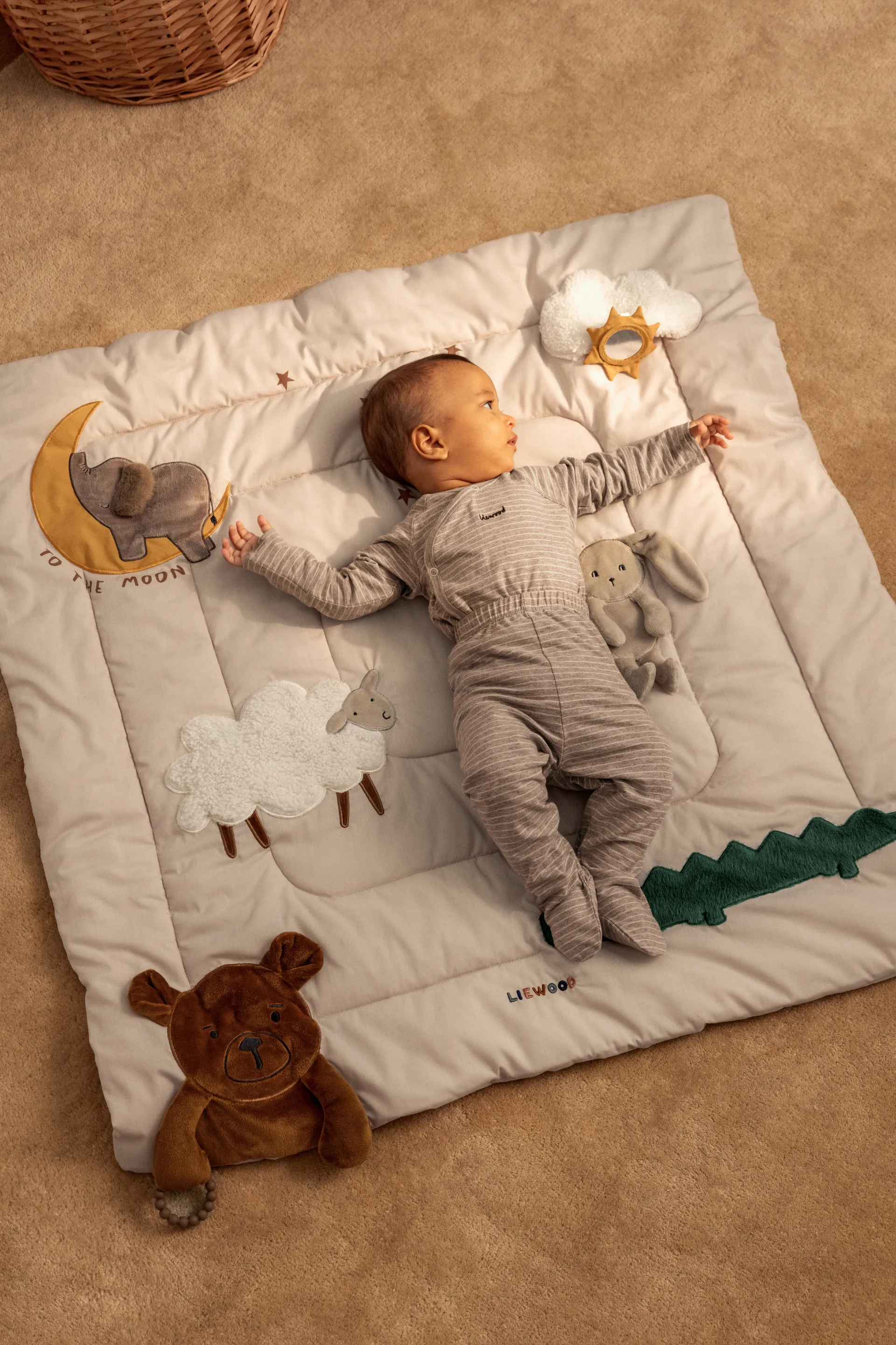 Bernet δραστηριότητας κουβέρτα 95x95 εκ., Sandy multi mix Liewood