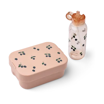 Chelsey printed lunchbox 2 τεμάχια - Berry-Pale Tuscany - Liewood