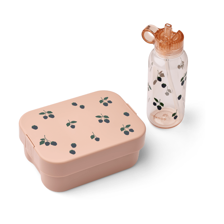 Chelsey printed lunchbox 2 τεμάχια - Berry-Pale Tuscany - Liewood