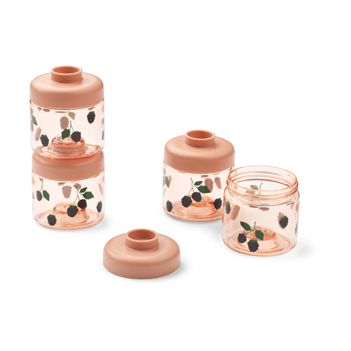 Dominique βαζάκια βρεφικής τροφής 100 ml σετ των 4 - Berry-Pale Tuscany - Liewood