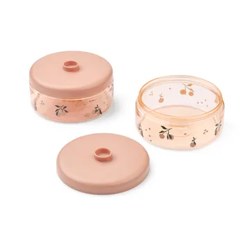 Dominique δοχεία παιδικής τροφής 500 ml 2-pack - Peach-sea shell - Liewood