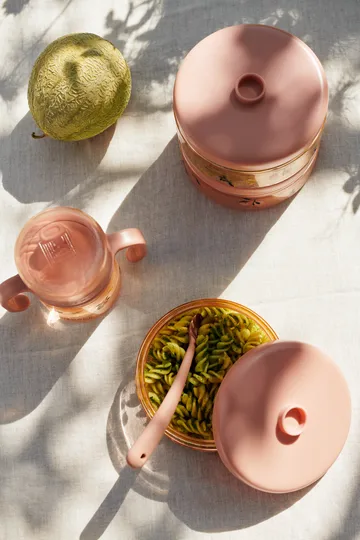 Dominique δοχεία παιδικής τροφής 500 ml 2-pack - Peach-sea shell - Liewood