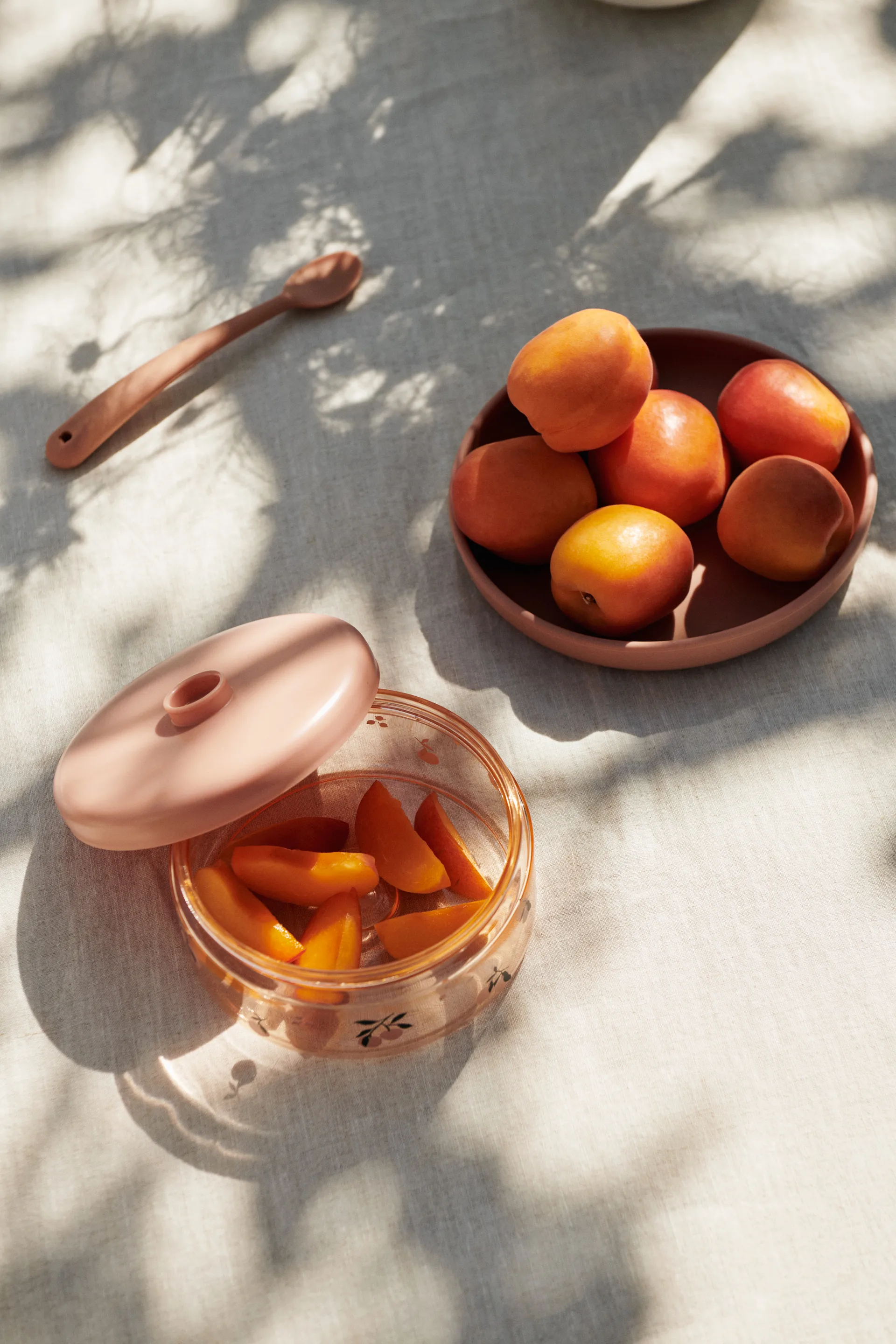 Dominique δοχεία παιδικής τροφής 500 ml 4-pack, Peach-sea shell Liewood