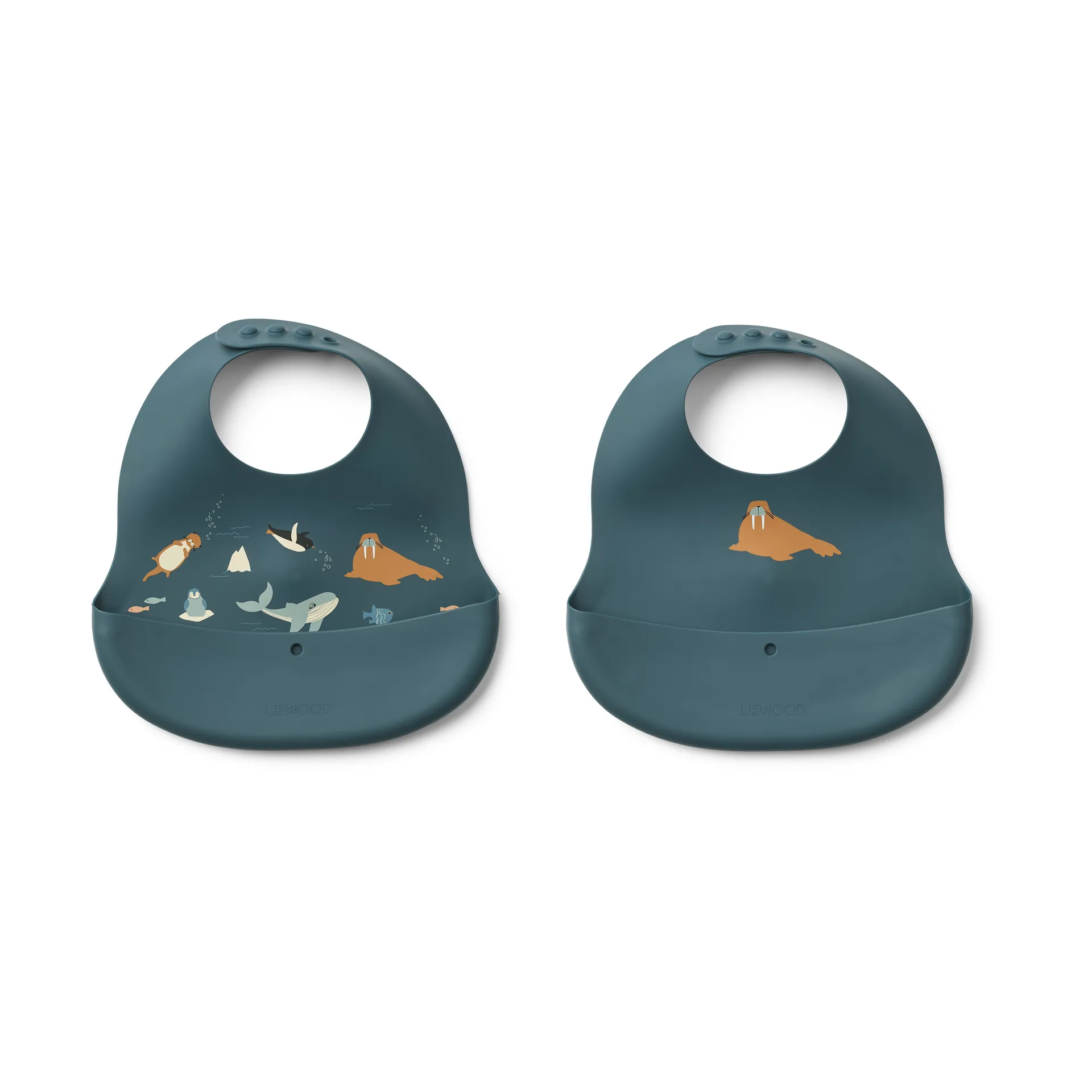 Ember printed σαλιάρα 2 τεμάχια, Arctic Sea-Ocean view Liewood