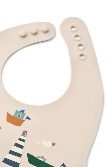 Ember printed σαλιάρα 2 τεμάχια - Sailing-sandy - Liewood