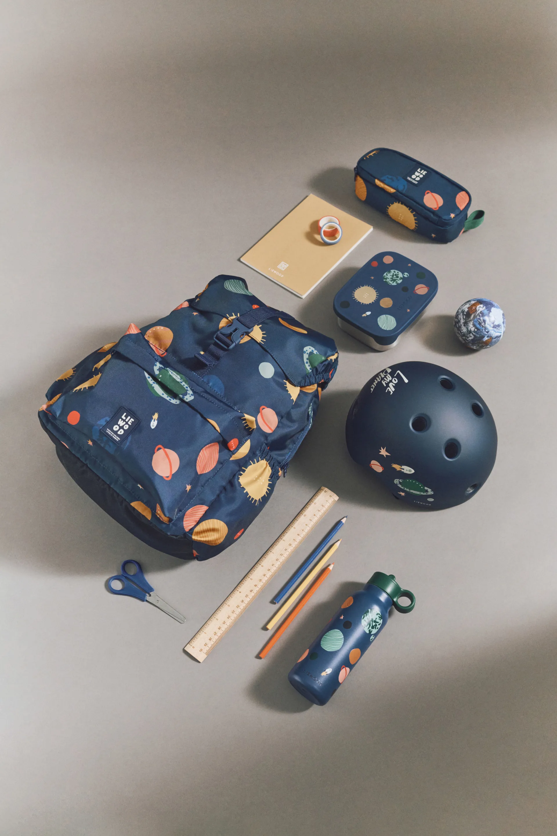 Falk μπουκάλι νερού 35 cl, Universe-Classic navy Liewood