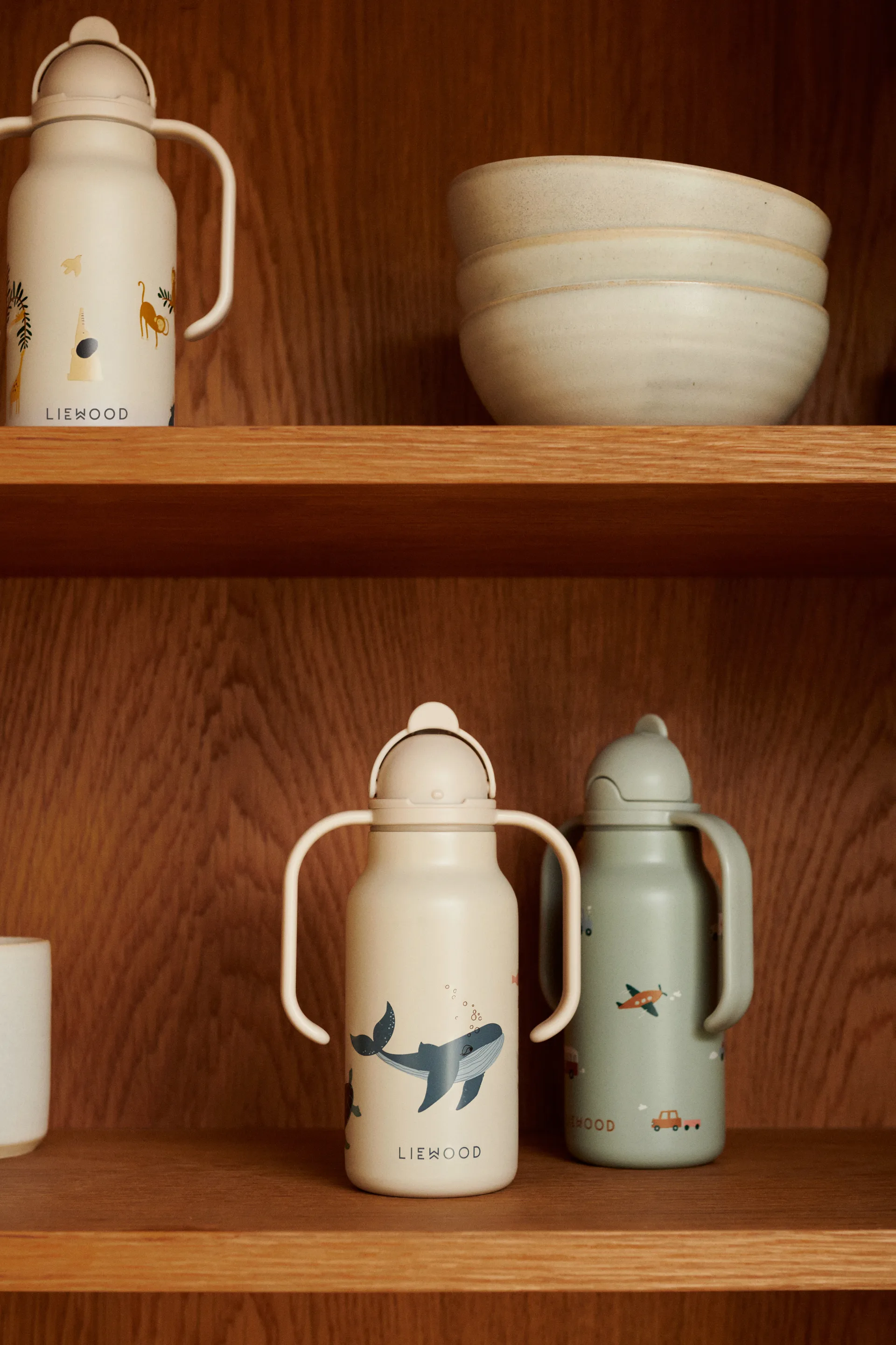 Falk μπουκάλι νερού 35 cl, Vehicles-dove blue mix Liewood