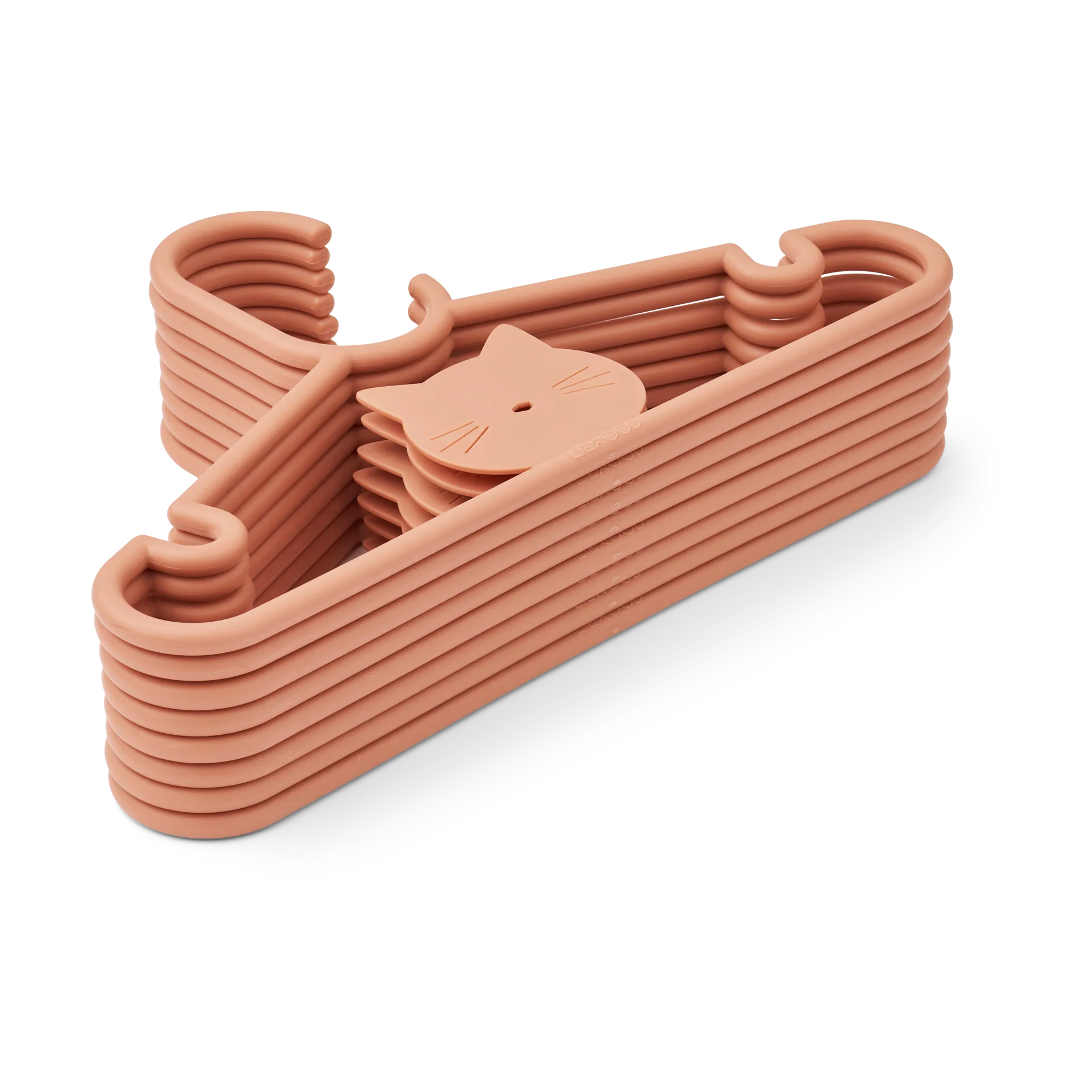 Falton κρεμάστρες με σχεδίο γάτα 8-τεμάχια, Tuscany rose Liewood