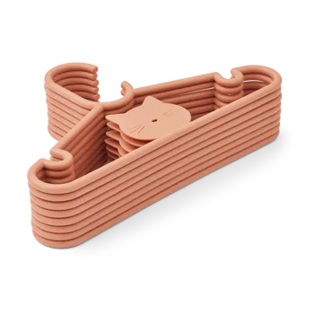 Falton κρεμάστρες με σχεδίο γάτα 8-τεμάχια - Tuscany rose - Liewood