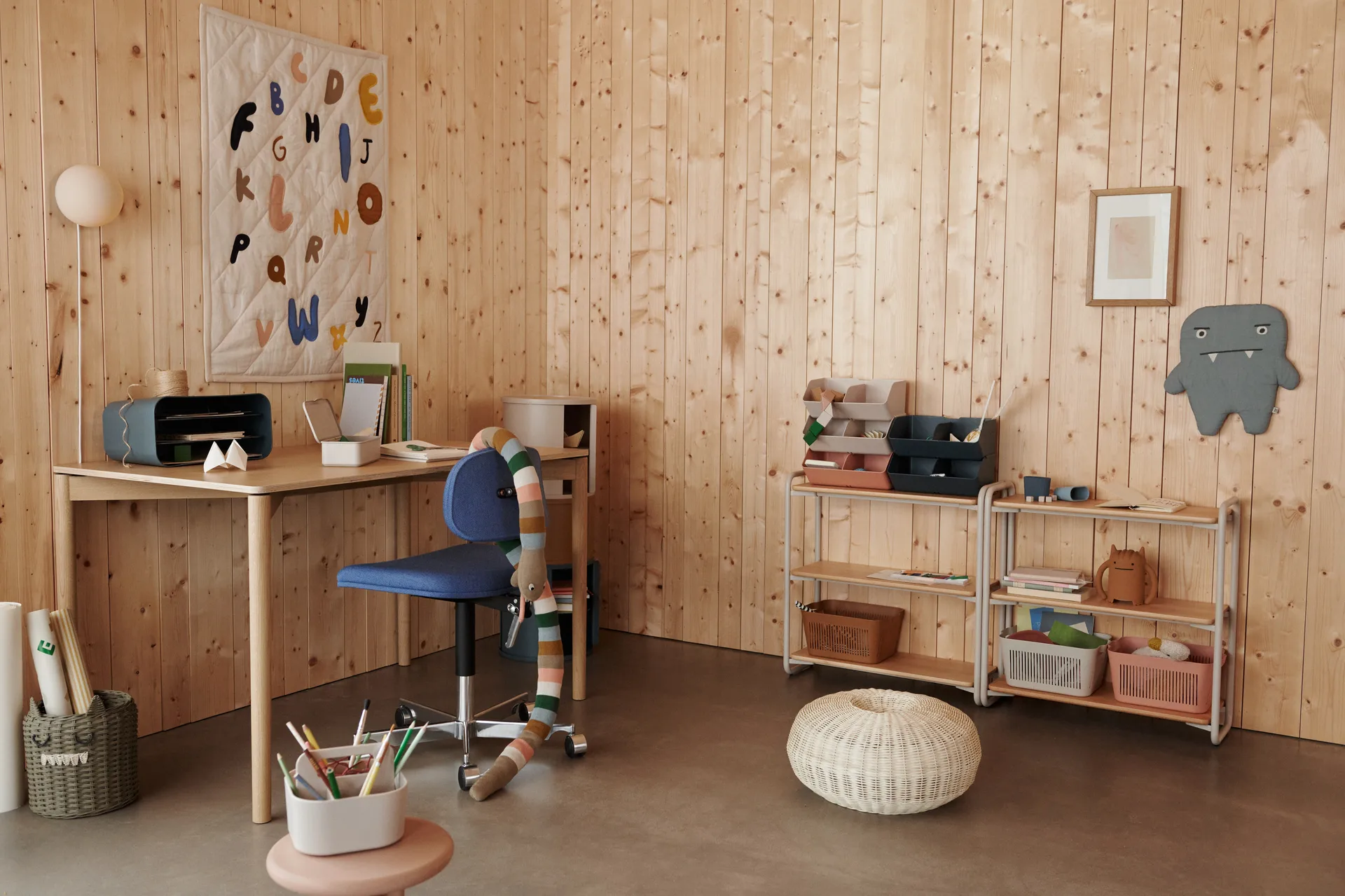 Hope storage caddy κουτί αποθήκευσης 17x32 cm, Whale blue Liewood