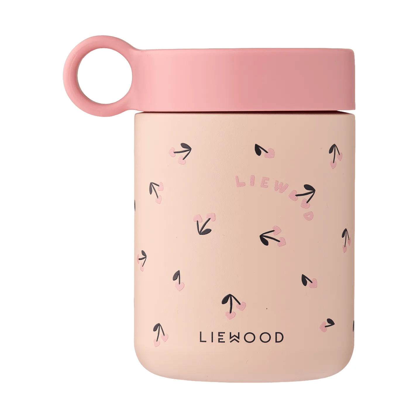 Kiani printed θερμός για φαγητό, Mini cherry heart-rosey Liewood