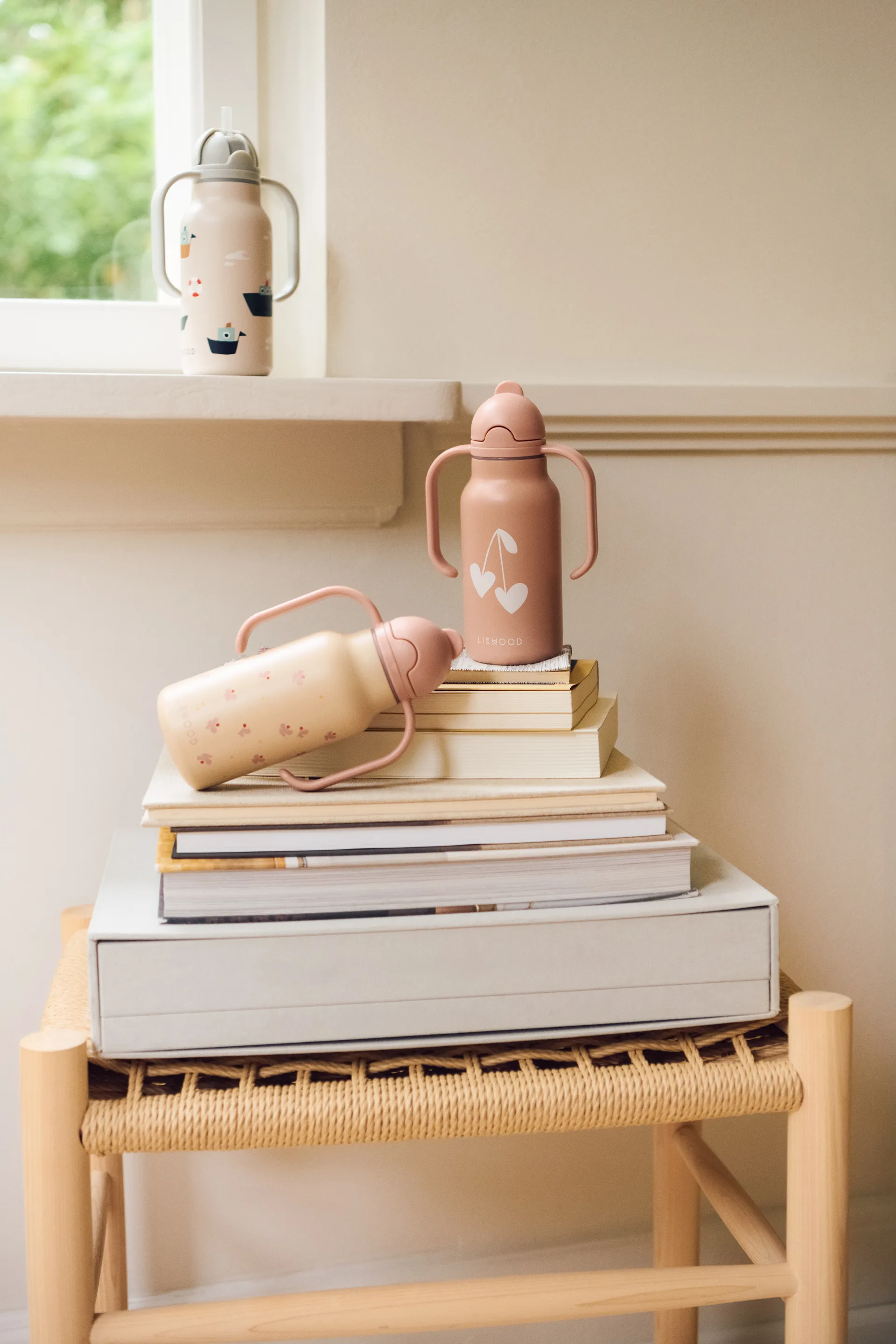 Kimmie μπουκάλι νερού 25 cl, Mini Butterfly-apple blossom Liewood