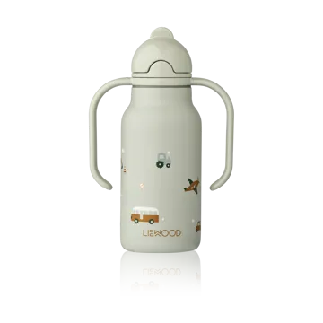 Kimmie μπουκάλι νερού 25 cl - Vehicles-Dove blue - Liewood