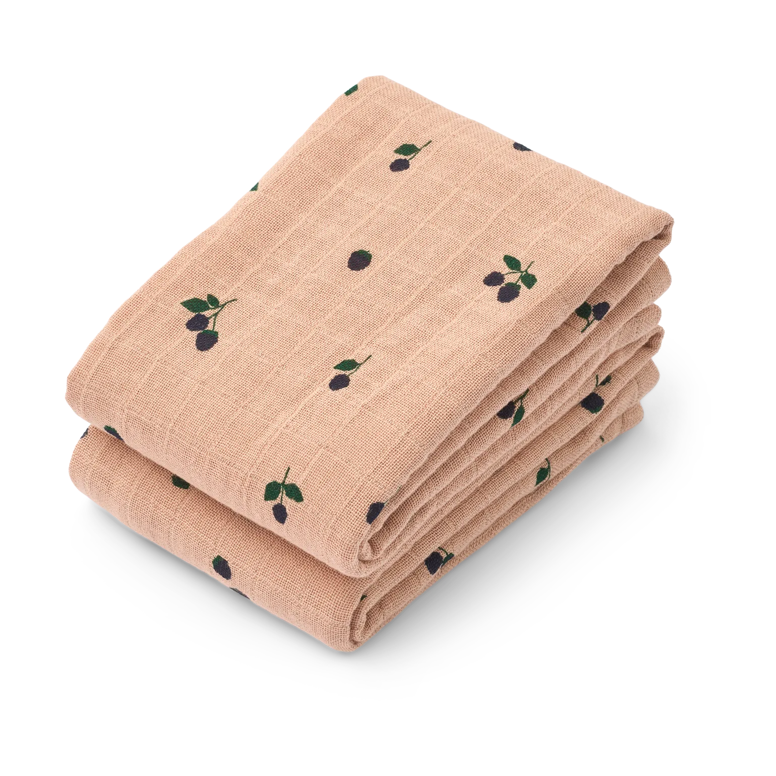 Lewis μπουκάλι από μουσκίνο 2-τεμάχιο 65x65 εκ., Mini Berry-Pale tuscany Liewood