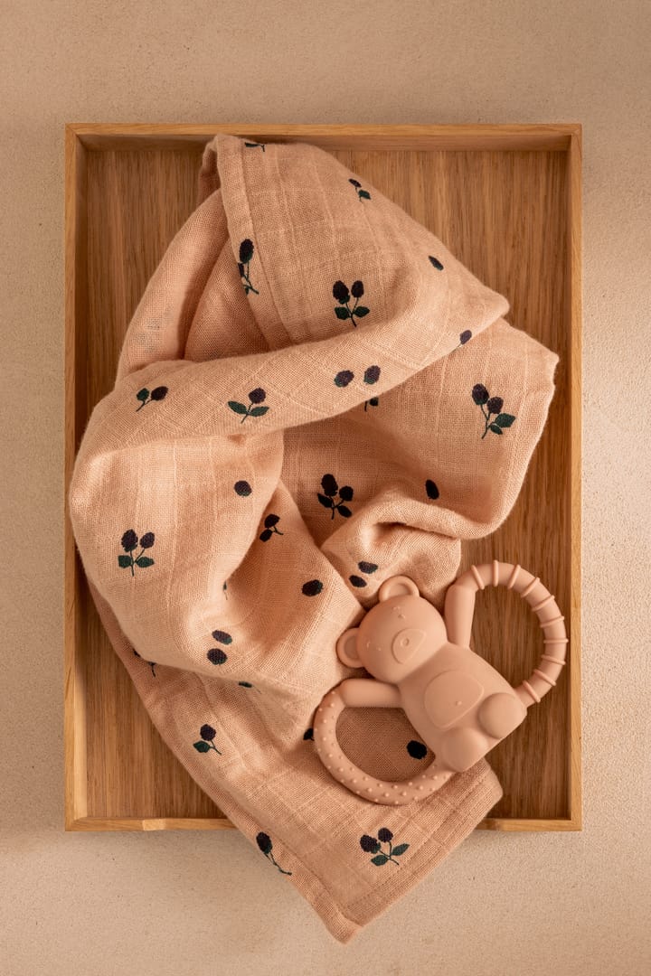 Lewis μπουκάλι από μουσκίνο 2-τεμάχιο 65x65 εκ., Mini Berry-Pale tuscany Liewood