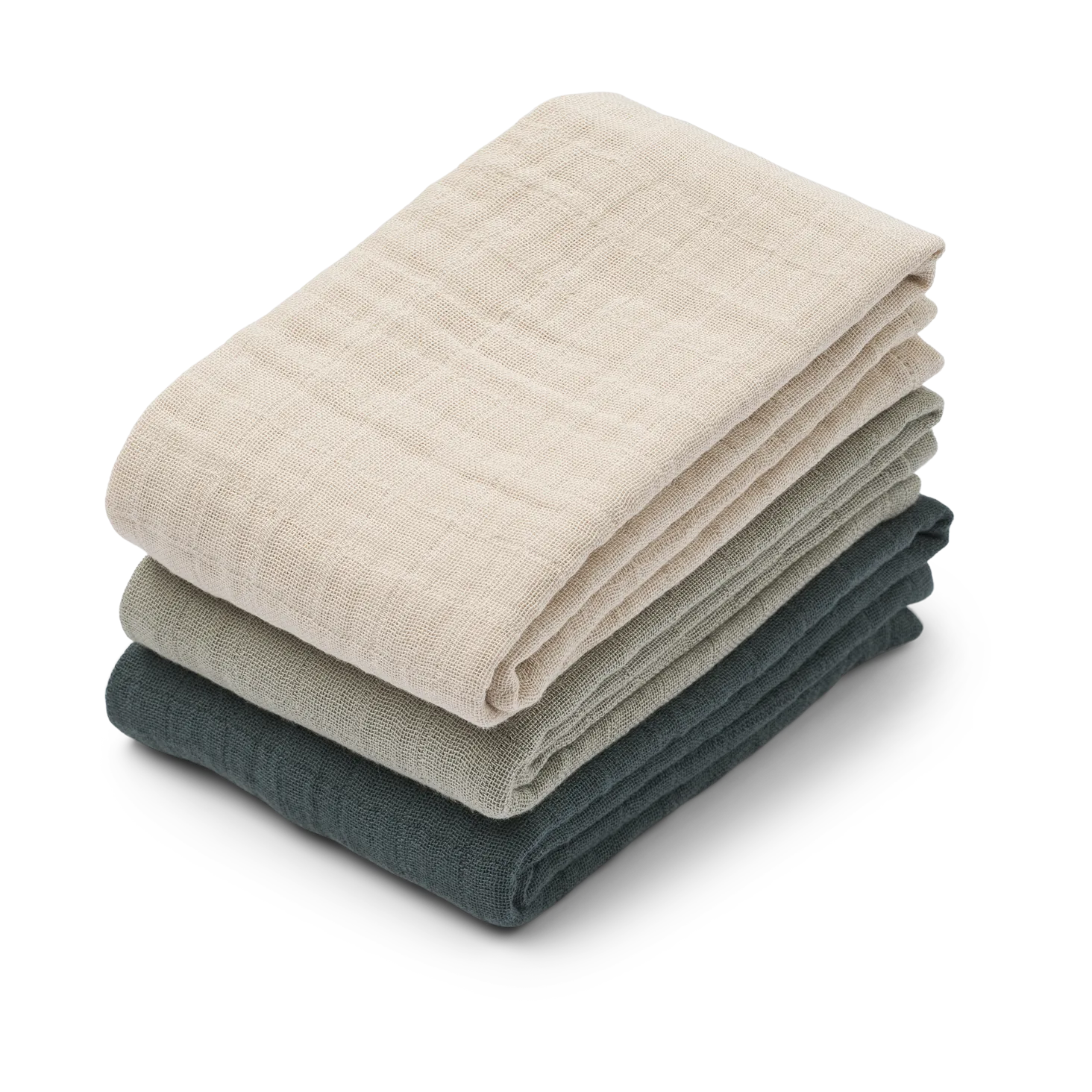 Lewis μπουκάλι από μουσκίνο 3 τεμάχια 65x65 cm, Dove blue mix Liewood