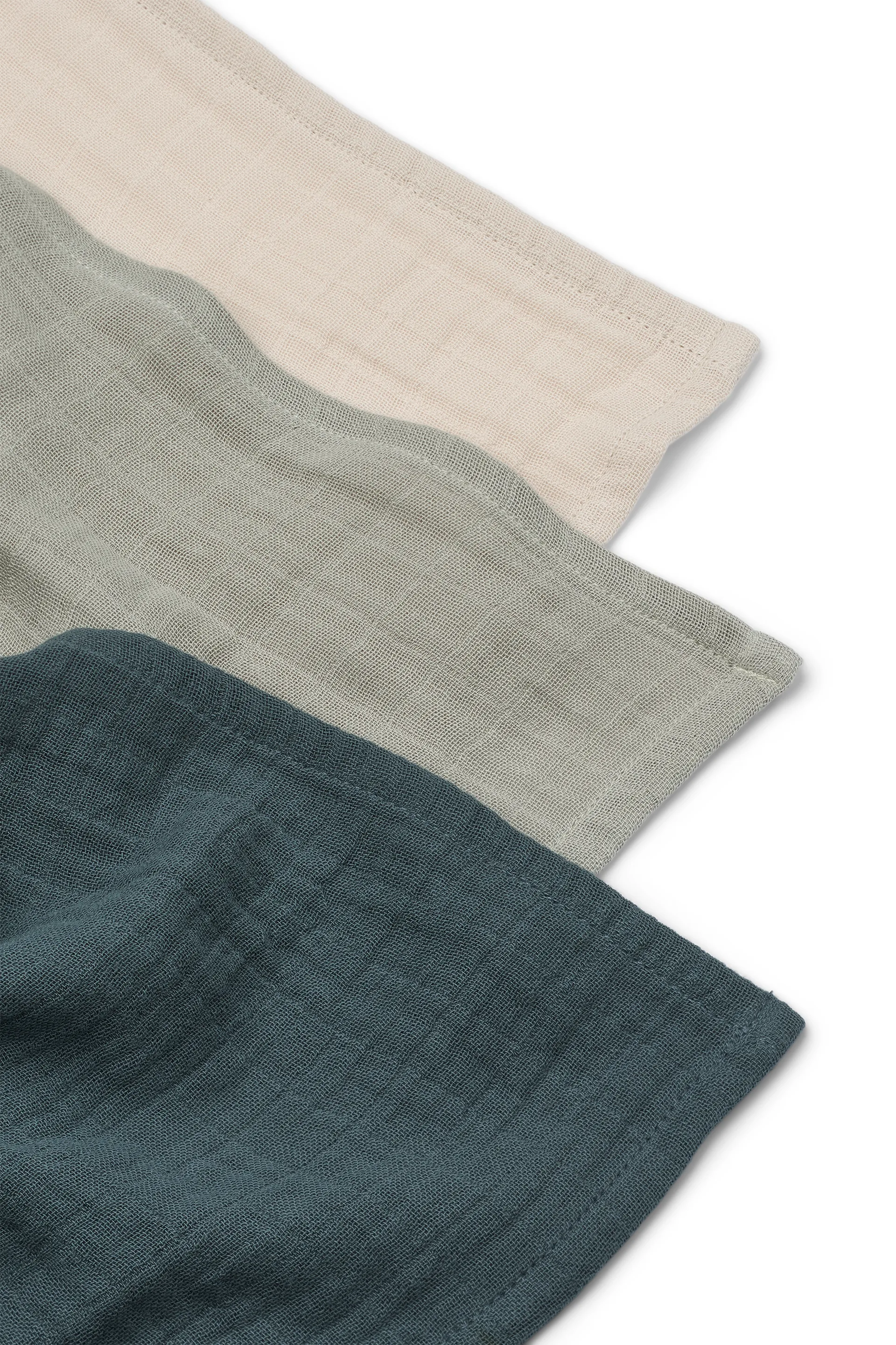 Lewis μπουκάλι από μουσκίνο 3 τεμάχια 65x65 cm, Dove blue mix Liewood