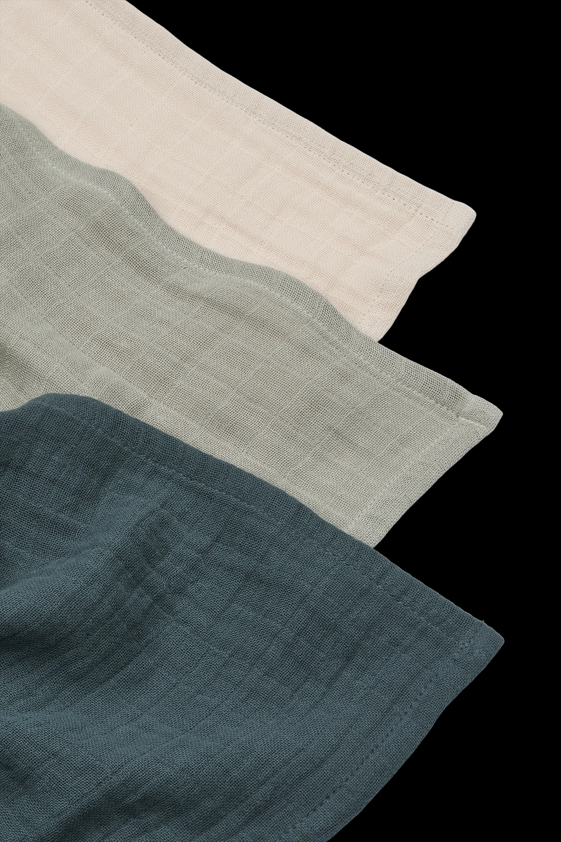 Lewis μπουκάλι από μουσκίνο 3 τεμάχια 65x65 cm, Dove blue mix Liewood