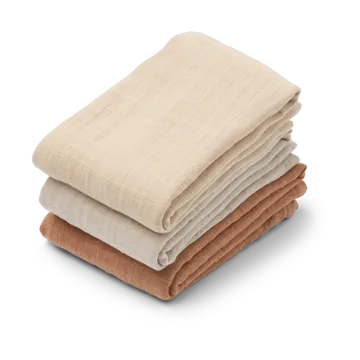 Lewis μπουκάλι από μουσκίνο 3 τεμάχια 65x65 cm - Tuscany rose mix - Liewood