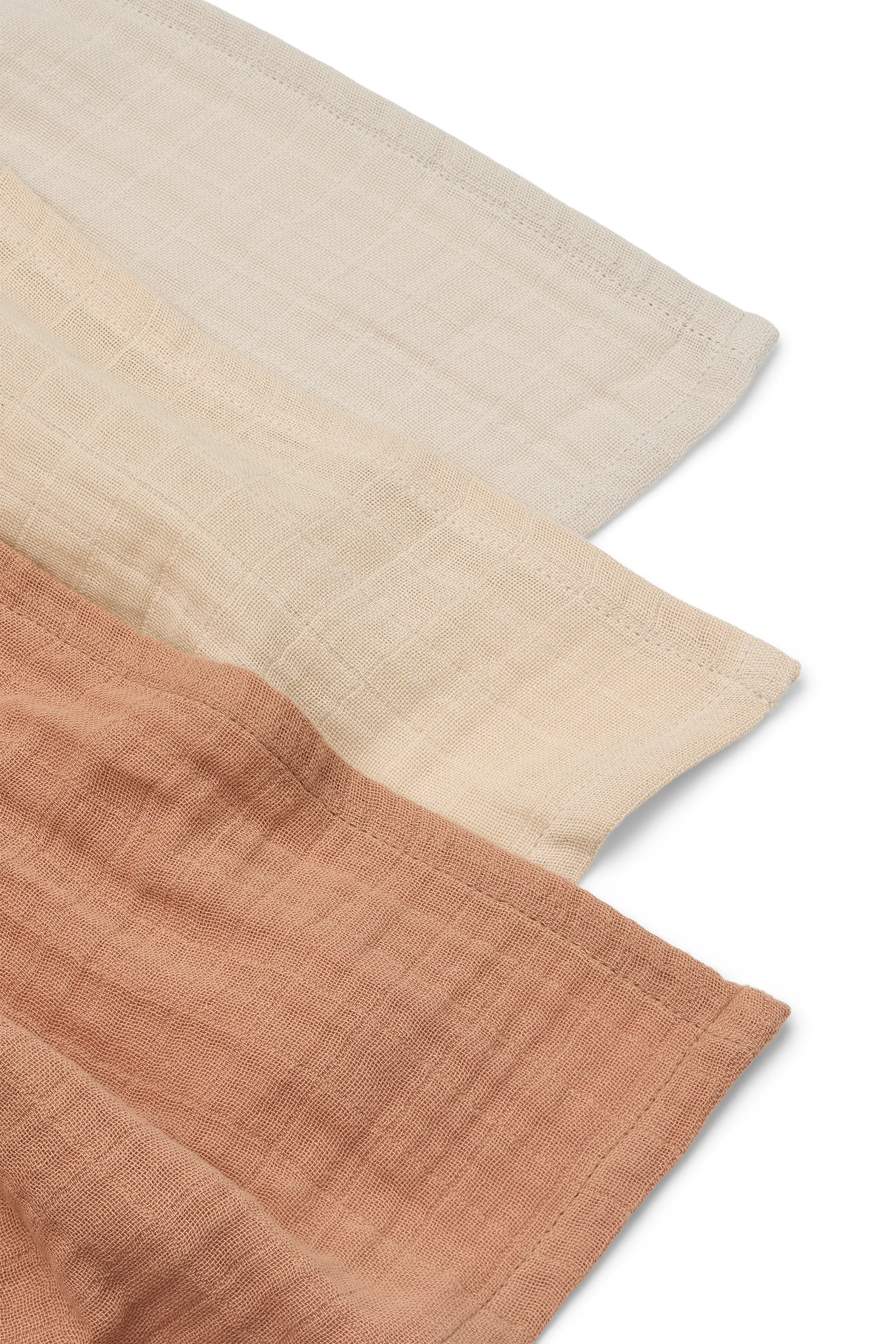 Lewis μπουκάλι από μουσκίνο 3 τεμάχια 65x65 cm, Tuscany rose mix Liewood