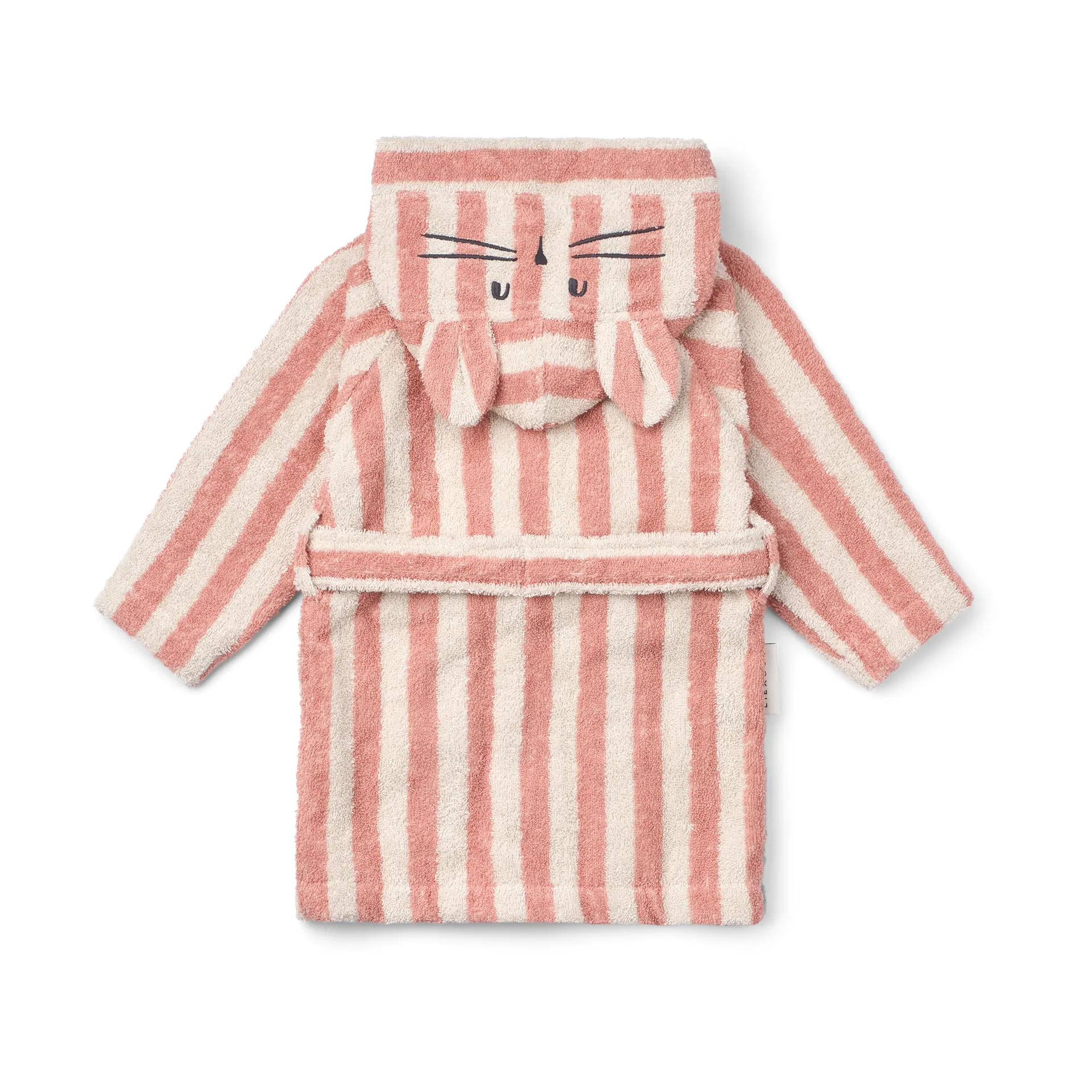 Lily μπουρνούζι coral blush creme de la creme stripe, 1–2 ετών Liewood