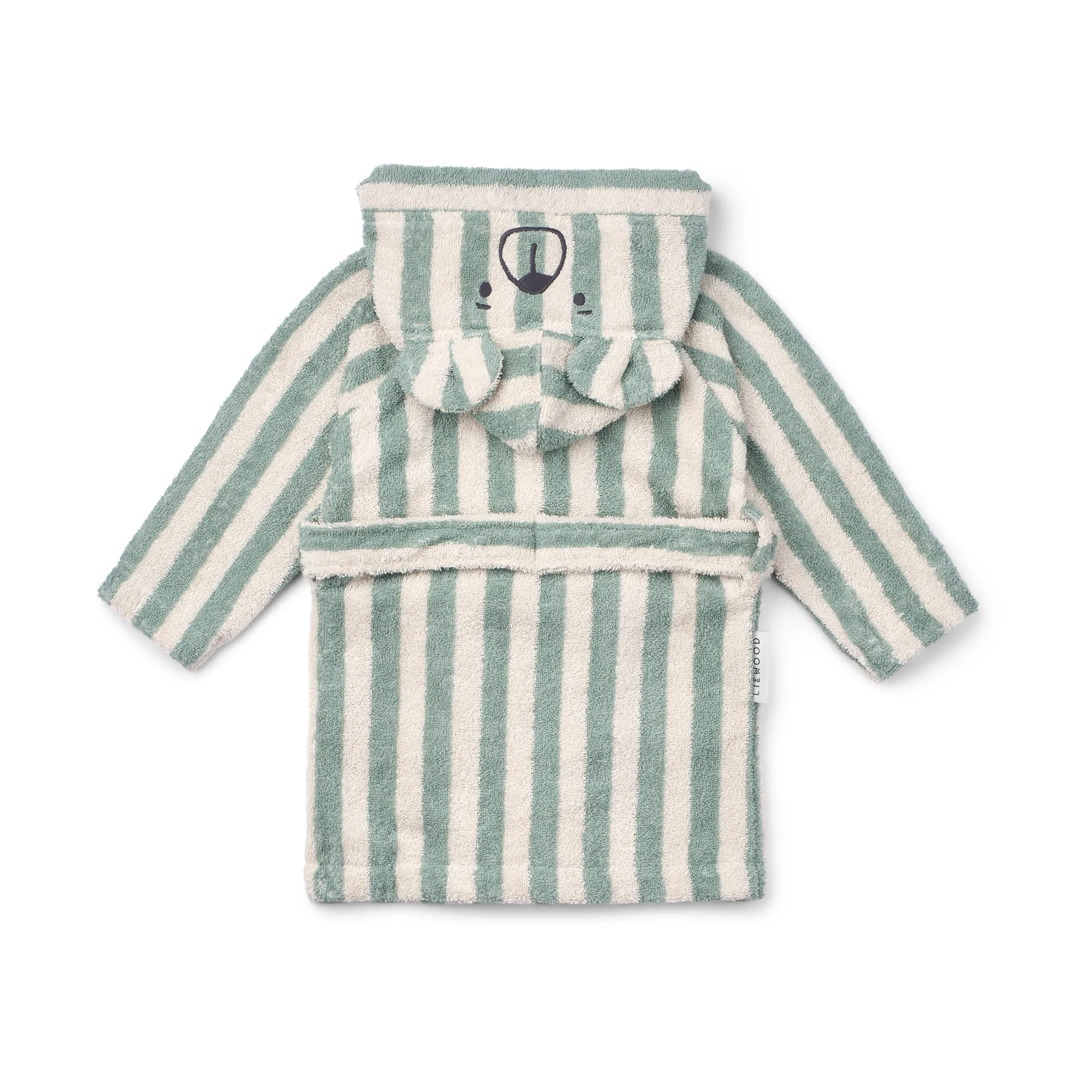 Lily μπουρνούζι peppermint creme de la creme stripe, 3-4 ετών Liewood