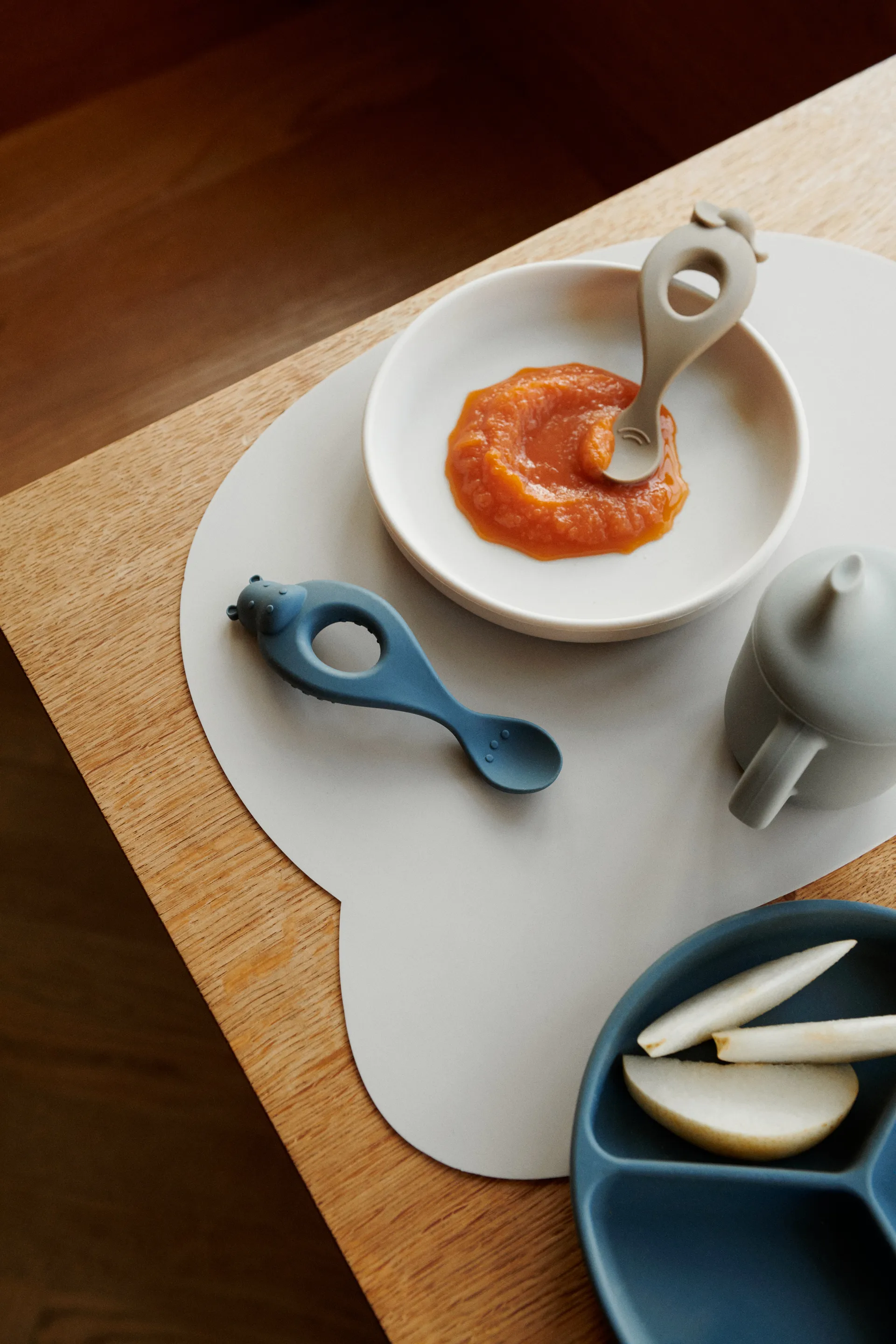 Livia κουτάλι 4 τεμαχίων, Safari-blue multi mix Liewood