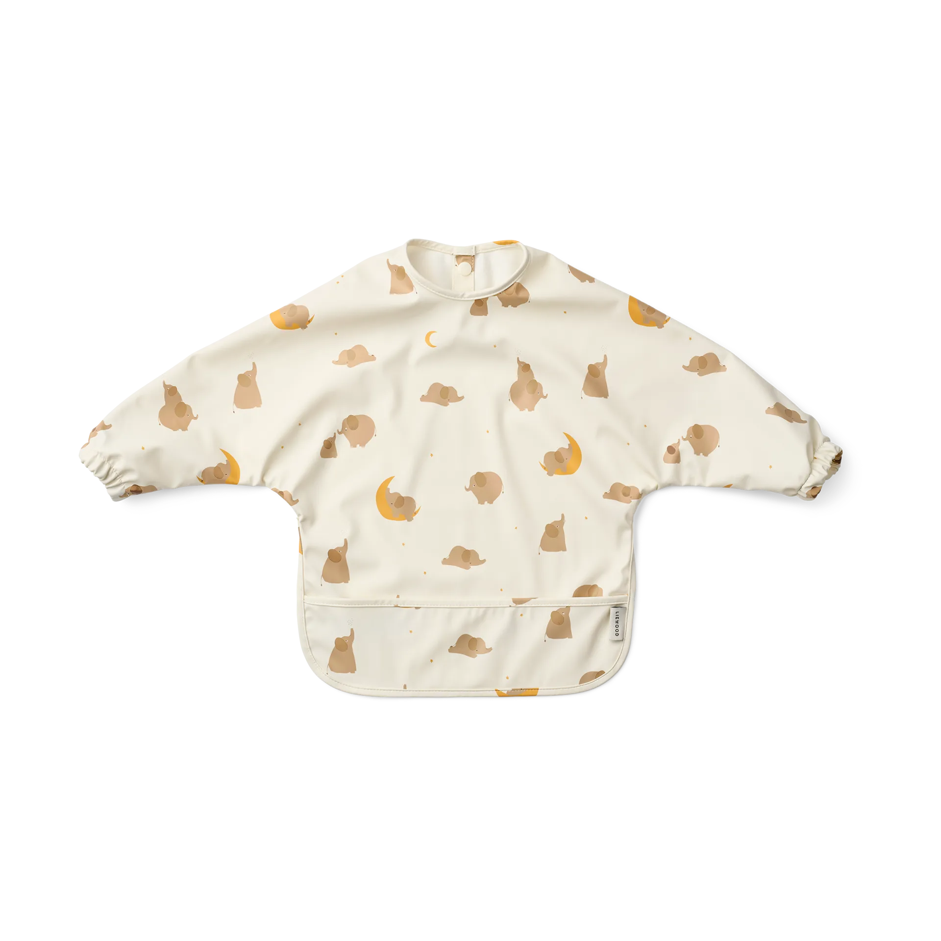 Merle σαλιάρα με μανίκι, Elephant-Creme de la creme Liewood