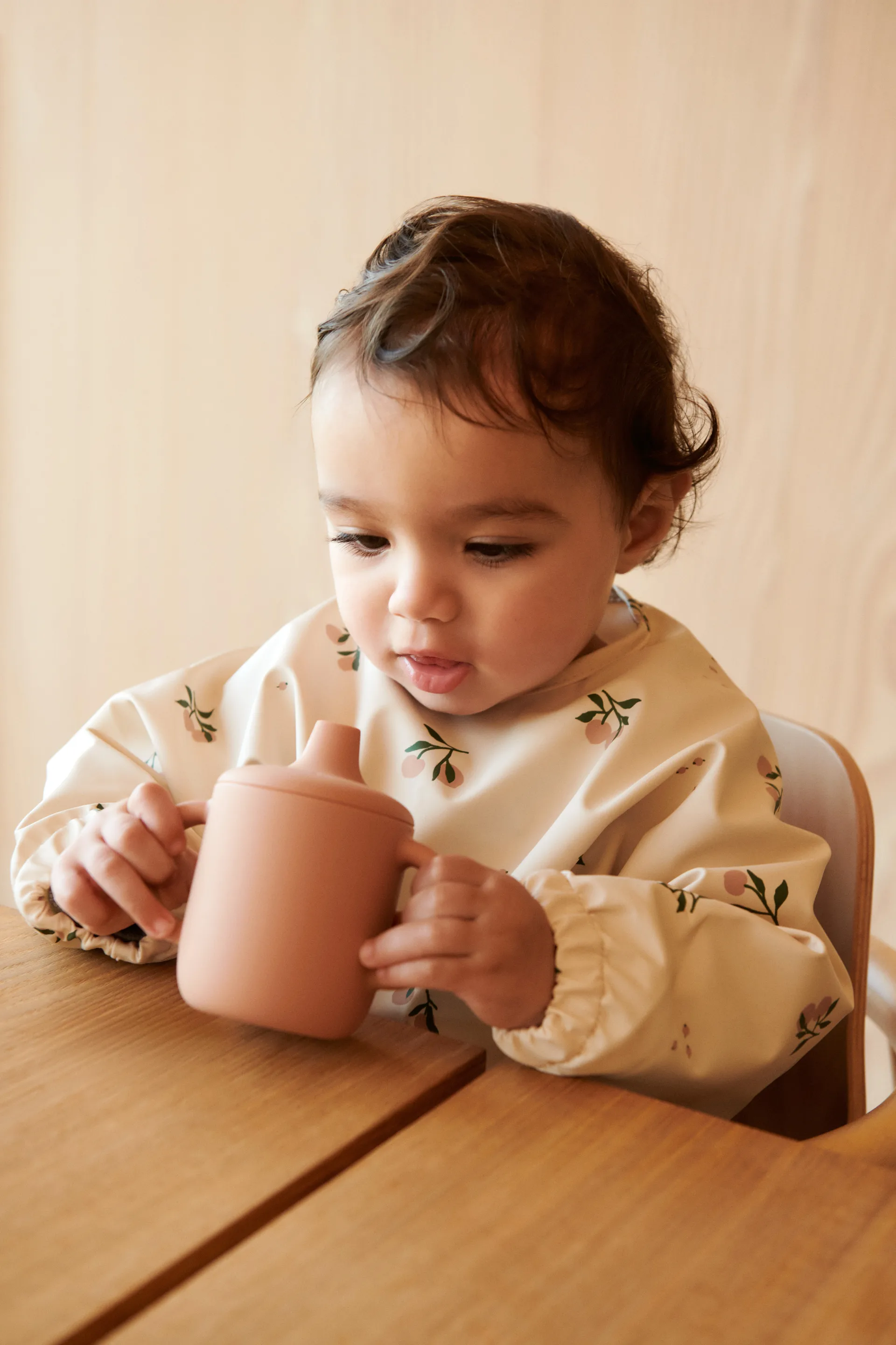 Merle σαλιάρα με μανίκι, Peach-Sea shell mix Liewood