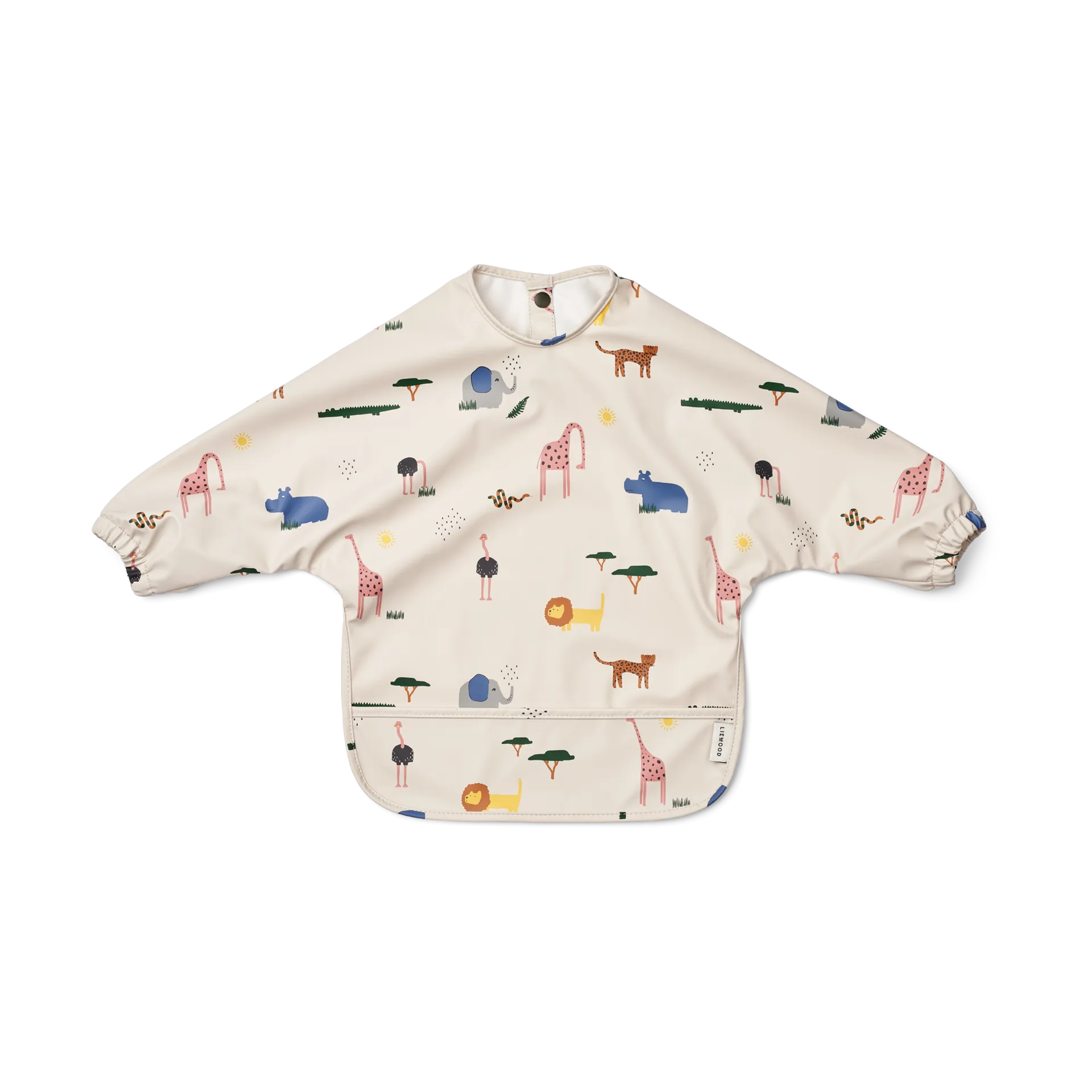 Merle σαλιάρα με μανίκι, Safari sandy mix Liewood