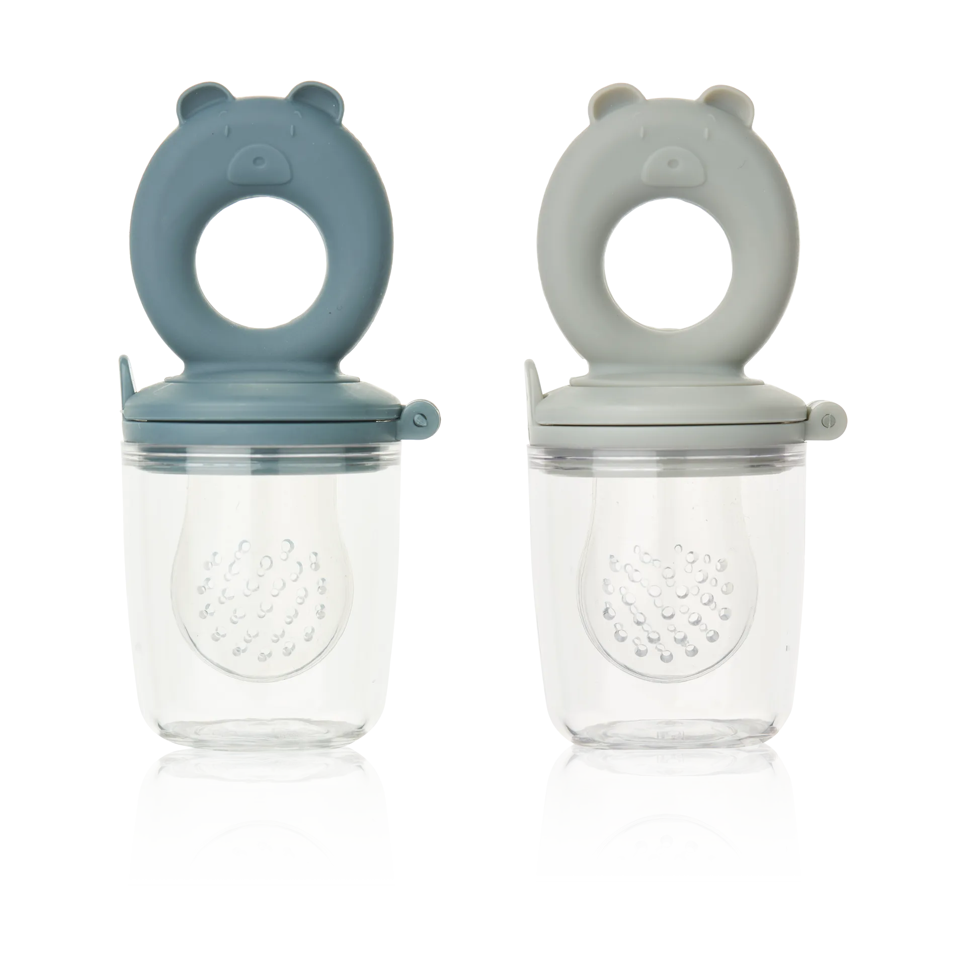 Miranda γεύση σιλικόνης 2 τεμάχια, Whale blue-Dove blue Liewood