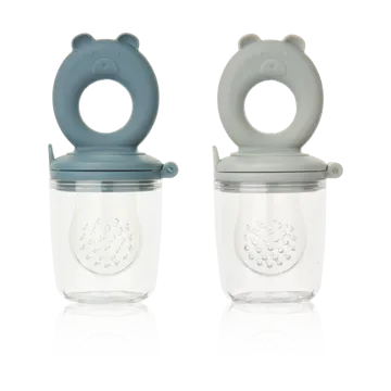 Miranda γεύση σιλικόνης 2 τεμάχια - Whale blue-Dove blue - Liewood