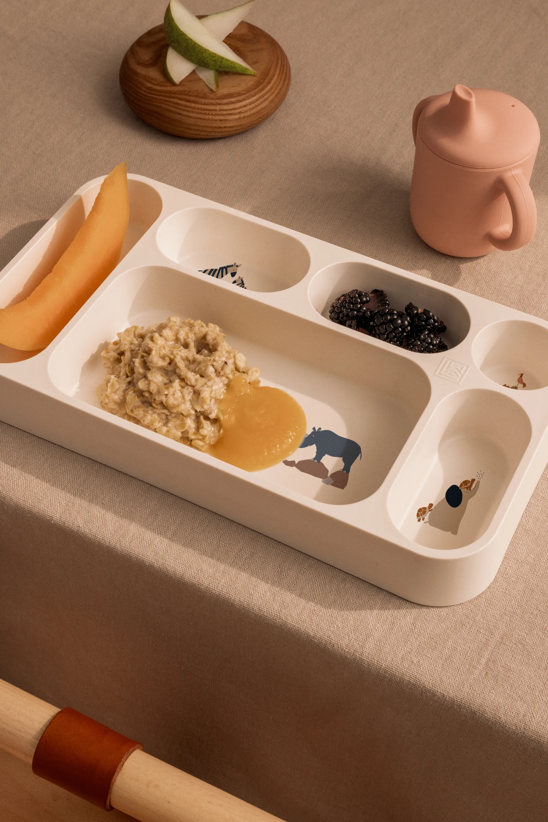 Mosu πιάτο με 6 θήκες 17x30 εκ., All together-Sandy Liewood