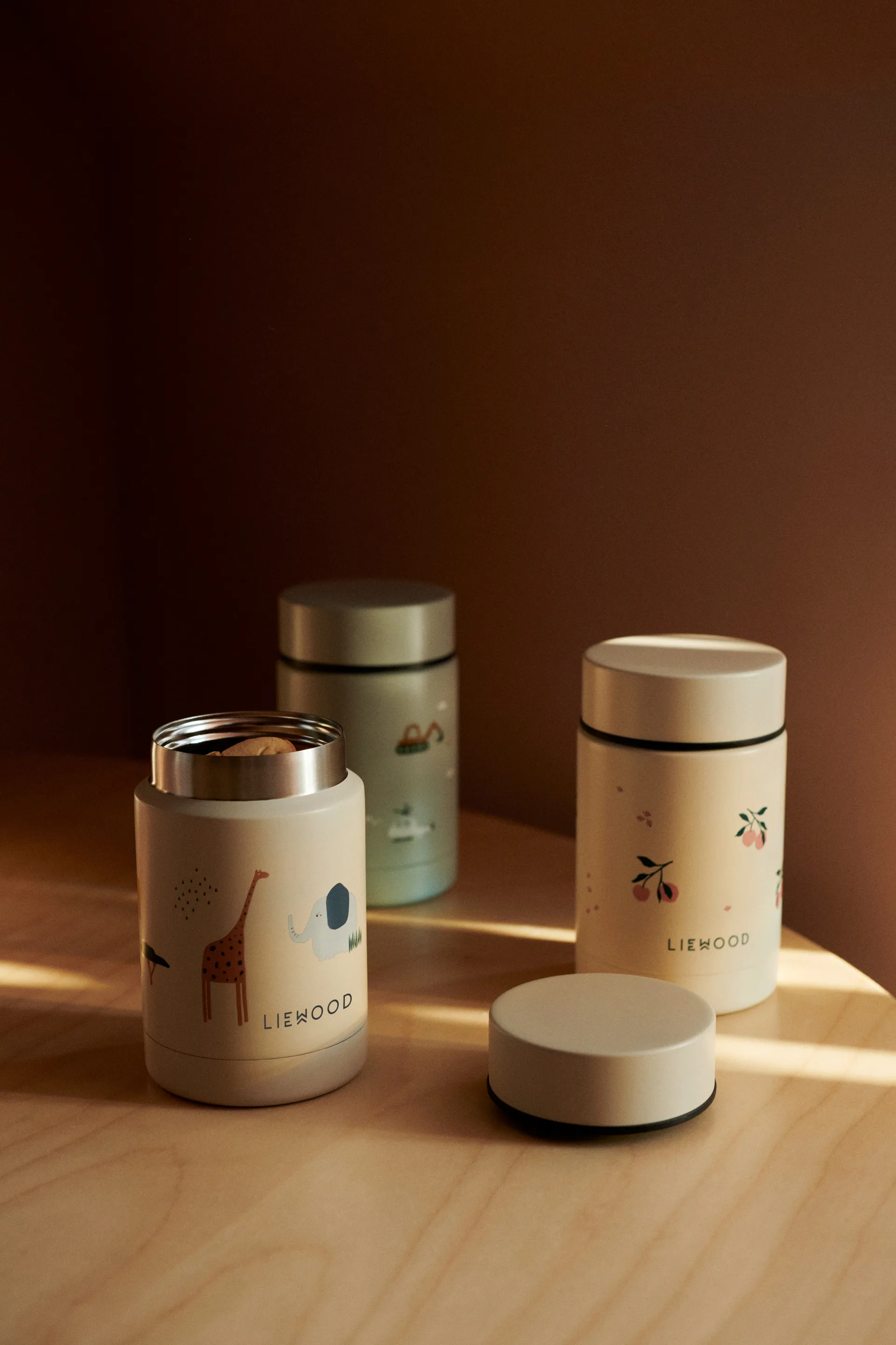 Nadja θερμός φαγητού 0,25 L, Peach-Sea shell mix Liewood