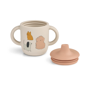 Neil ποτήρι πιπίλας 15 cl - Cats and Dogs-Sandy - Liewood