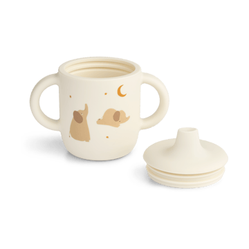 Neil ποτήρι πιπίλας 15 cl - Elephant-Creme de la creme - Liewood