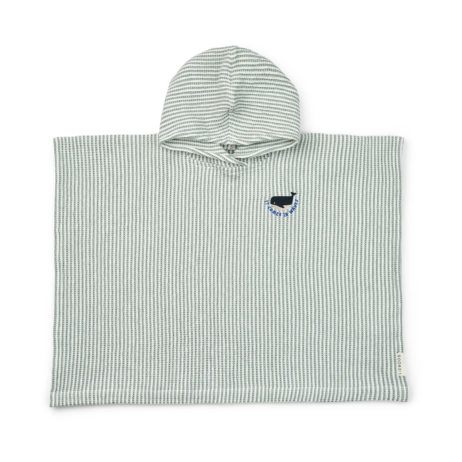 Paco μπουρνούζι μπάνιου peppermint creme de la creme stripe, 7–8 ετών Liewood