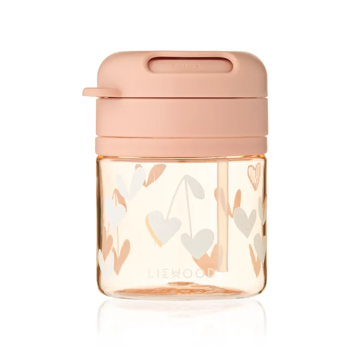 Pavia κούπα με καλαμάκι 28 cl - Sweethearts-pale tuscany - Liewood