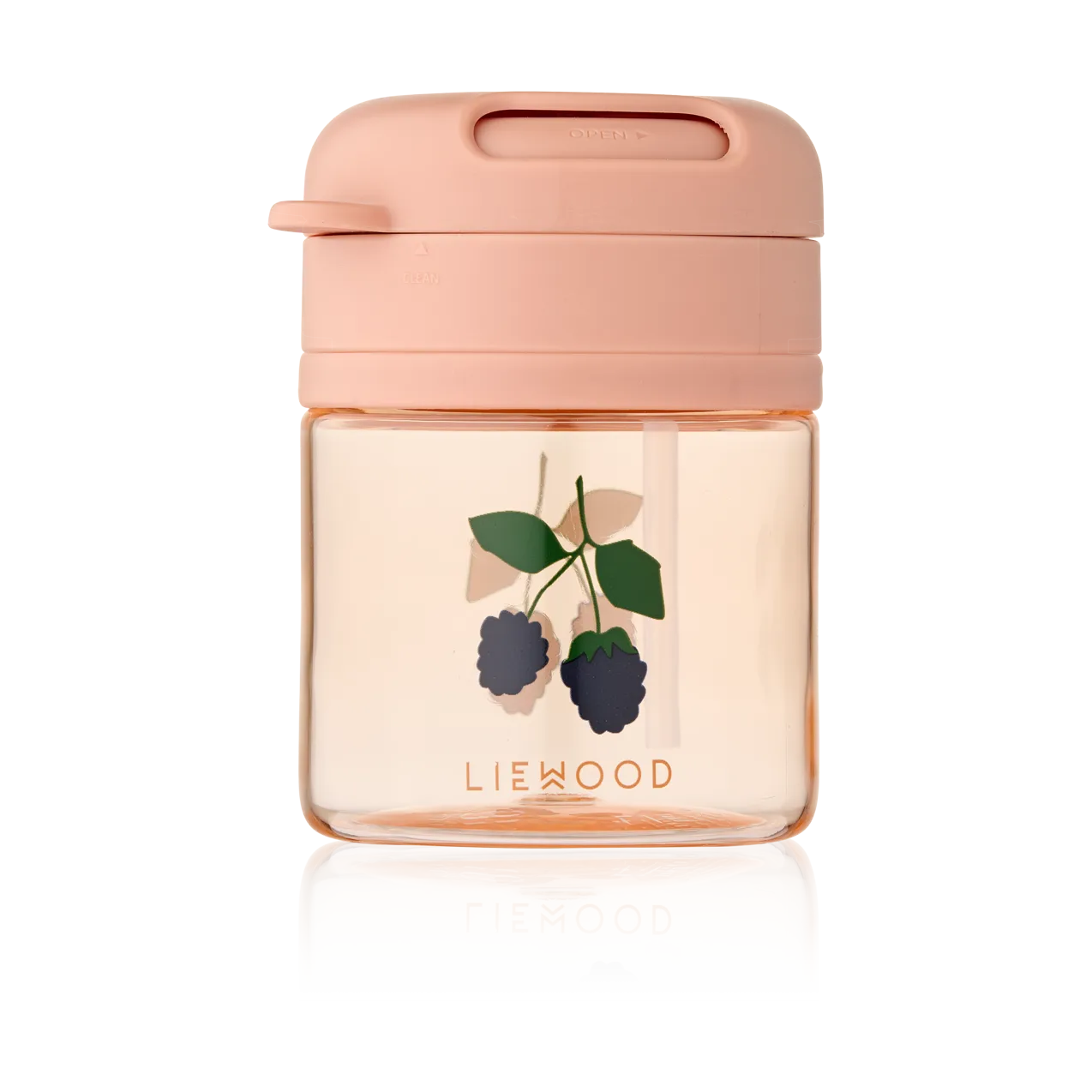 Pavia κούπα με καλαμάκι, Berry-Pale Tuscany, 28 cl Liewood