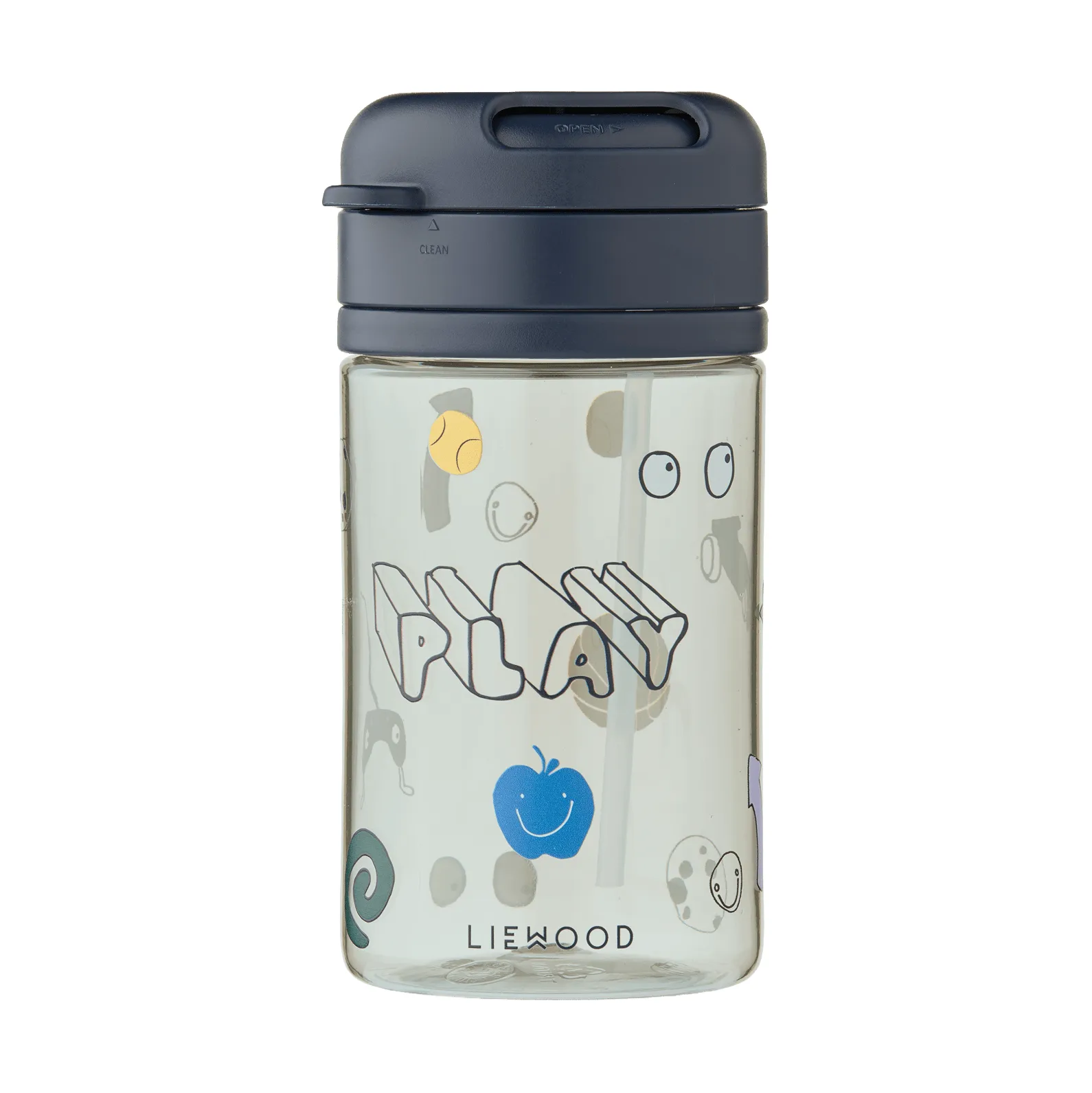 Pavia κούπα με καλαμάκι, Play-dusty peppermint Liewood