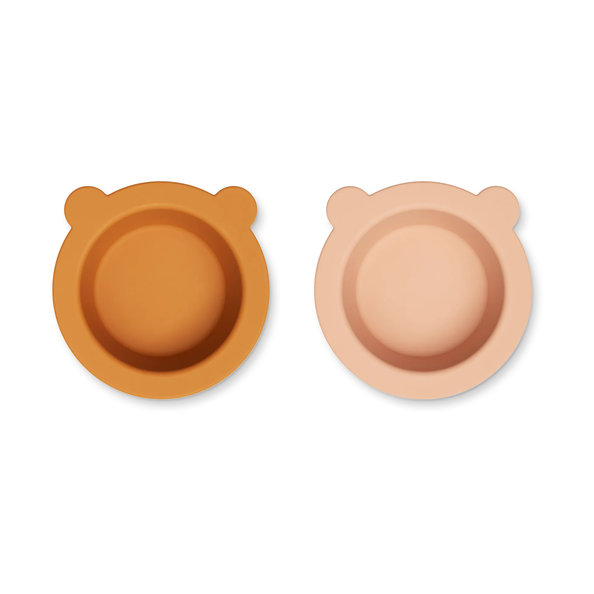 Peony μπολ με βεντούζα Ø16 cm 2 τεμάχια, Mustard-tuscany rose mix Liewood