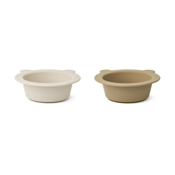 Peony μπολ με βεντούζα Ø16 cm 2 τεμάχια - Sandy-Oat - Liewood